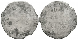 English Stuart Coins - Commonwealth - 1654 - Halfcrown
Dated 1654 AD. Possibly a contemporary counterfeit. Obv: arms within wreath with THE COMMONWEA...