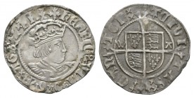 English Tudor Coins - Henry VIII - Canterbury / Warham - Profile Halfgroat
1526-1532 AD. Archbishop Warham. Obv: profile bust with HENRIC VIII D G R ...