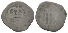 World Coins - Ireland - Charles I - Ormonde Money Groat
1643-1644 AD. Obv: crown over C R. Rev: D over IIII. S. 6548. 1.43 grams. . With old collecto...
