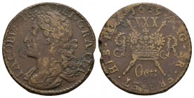 World Coins - Ireland - James II - October 1689 - Gunmoney Large Halfcrown
Dated October 1689 AD. Obv: profile bust with IACOBVS II DEI GRATIA legend...