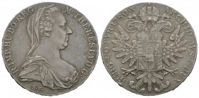 World Coins - Austria - Maria Theresa - 1780 - Early Restrike Thaler
Struck circa 1830 AD (dated 1780 AD"). Class II, obverse 10, Vienna mint. Obv: p...