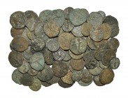World Coins - India - Kushan Mixed Coppers Group [100]
1st-4th century AD. Group comprising: mixed coppers including various types and issues. 305 gr...