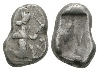 World Coins - Persia - Lydia - Archer Siglos
5th century BC. Obv: archer kneeling right holding spear and bow. Rev: oblong punch. BMC 90; Sear 4578. ...
