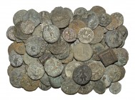 World Coins - India - Kushan Mixed Coppers Group [100]
1st-4th century AD. Group comprising: mixed coppers including various types and issues. 310 gr...