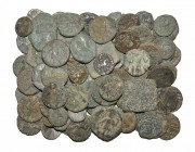 World Coins - India - Kushan Mixed Coppers Group [100]
1st-4th century AD. Group comprising: mixed coppers including various types and issues. 365 gr...