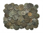 World Coins - India - Kushan Mixed Coppers Group [100]
1st-4th century AD. Group comprising: mixed coppers including various types and issues. 322 gr...