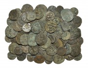 World Coins - India - Kushan Mixed Coppers Group [100]
1st-4th century AD. Group comprising: mixed coppers including various types and issues. 291 gr...