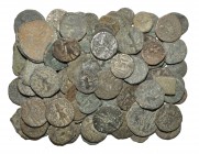 World Coins - India - Kushan Mixed Coppers Group [100]
1st-4th century AD. Group comprising: mixed coppers including various types and issues. 330 gr...