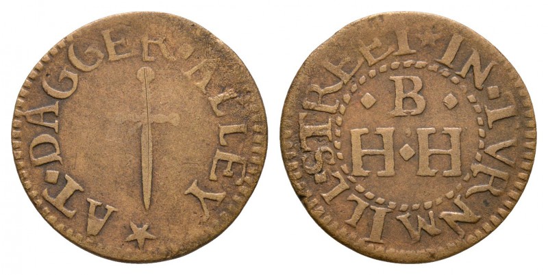 British Tokens - 17th Century - Dagger Alley / London - Token Farthing
17th cen...