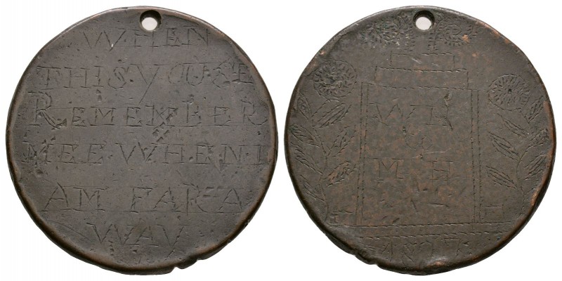 British Tokens - 'WH to MH' - 1827 - Convict Love Token
Dated 1827 AD. Made on ...