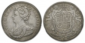 British Commemorative Medals - Anne - Silver Act of Union Jeton
Struck 1707 AD. Obv: profile bust with ANNA D G MAG BRI FR ET HIB REG legend. Rev: cr...