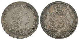 British Commemorative Medals - George I - Silver Arms Medalet
1714-1717 AD. Obv: profile bust with GEORGIVS D G M B F ET H REX F D legend. Rev: crown...