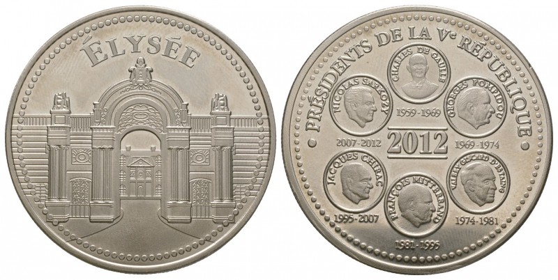 World Commemorative Medals - France - 2012 - Presidents Medallion
Dated 2012 AD...