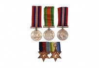 British Military Medals - George VI - War Medals Group [5]
1945 AD. Group comprising: 1939-45 Star, Atlantic Star, Defence Medal, and 1939-45 War Med...