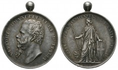 World Military Medals - Italy - Vittorio Emanuele II - Silver Canzani Independence Medal
Instituted 1865 AD. Ball suspension loop. Obv: profile bust ...