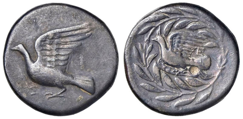 GRECHE - SICIONIA - Sicione (430-390 a.C.) - Dracma S. Cop. 35 (AG g. 5,49)

S...