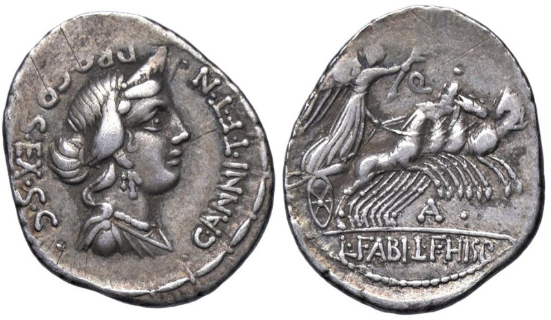 ROMANE REPUBBLICANE - ANNIA - C. Annius T. f. T. n. e L. Fabius L. f. Hispaniens...