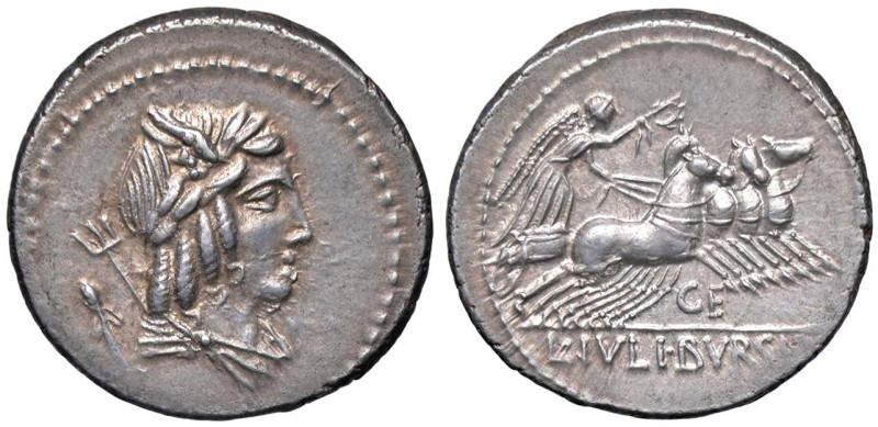 ROMANE REPUBBLICANE - JULIA - L. Julius Bursio (85 a.C.) - Denario B. 6; Cr. 352...
