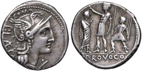 ROMANE REPUBBLICANE - PORCIA - P. Porcius Laeca (110-109 a.C.) - Denario B. 4; Cr. 301/1 (AG g. 3,81)

Status: bel BB

Notes: