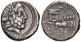 ROMANE REPUBBLICANE - RUBRIA - L. Rubrius Dossenus (87 a.C.) - Denario B. 1; Cr. 348/1 (AG g. 4,62) Di ottimo peso

Status: BB/BB+

Notes: Di otti...