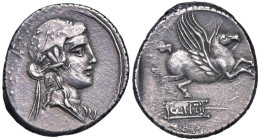 ROMANE REPUBBLICANE - TITIA - Q. Titius (90 a.C.) - Denario B. 2; Cr. 341/2 (AG g. 3,91)

Status: BB-SPL

Notes: