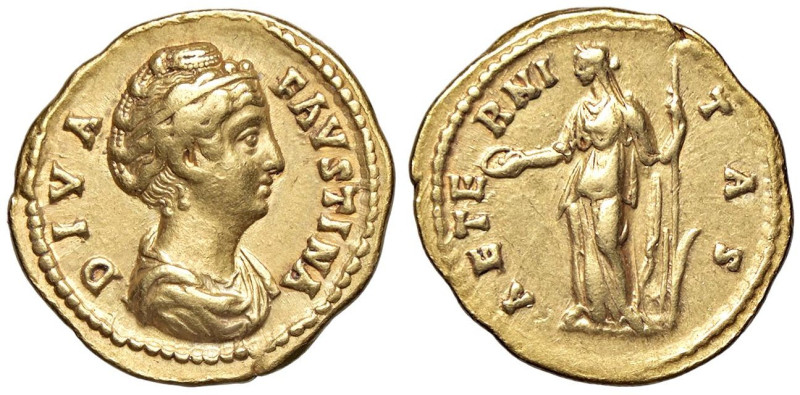 ROMANE IMPERIALI - Faustina I (moglie di A. Pio) - Aureo C. 2 (AU g. 7,22)

St...