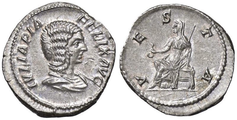ROMANE IMPERIALI - Giulia Domna (moglie di S. Severo) - Denario C. 226; RIC C391...
