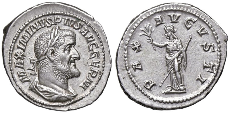 ROMANE IMPERIALI - Massimino I (235-238) - Denario C. 37; RIC 19 (AG g. 3,15) Am...