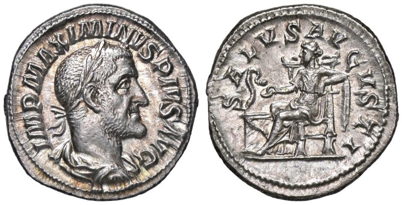 ROMANE IMPERIALI - Massimino I (235-238) - Denario C. 85; RIC 14 (AG g. 3,86) Me...