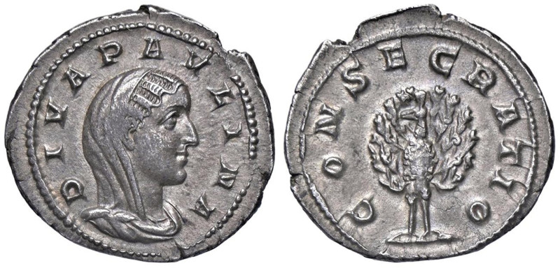 ROMANE IMPERIALI - Paolina (moglie di Massimino I) - Denario C. 1; RIC 1 (AG g. ...