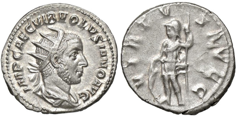 ROMANE IMPERIALI - Volusiano (251-253) - Antoniniano C. 135; RIC 186 (AG g. 3,77...