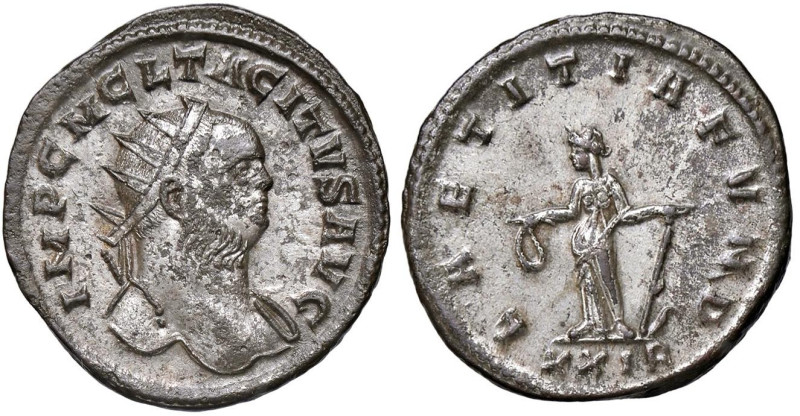ROMANE IMPERIALI - Tacito (275-276) - Antoniniano C. 52; RIC 89 (MI g. 3,6) Buon...