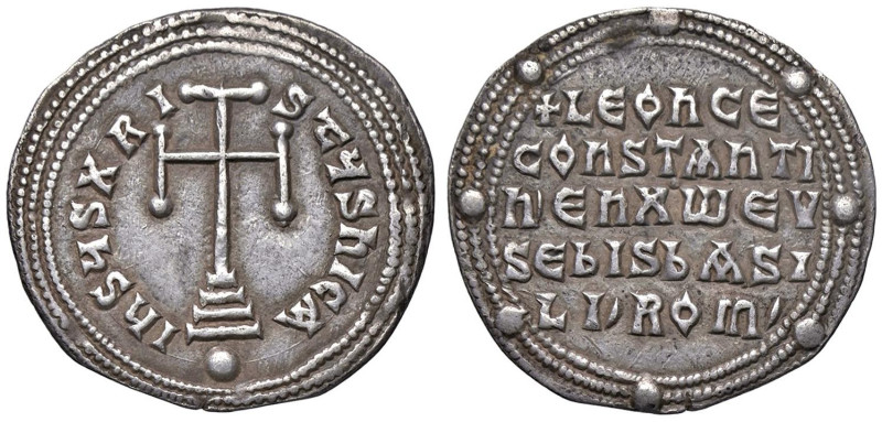 BIZANTINE - Leone VI, Alessandro e Costantino VII (908-912) - Miliarense Ratto 1...