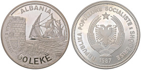 ESTERE - ALBANIA - Repubblica (1945-1991) - 50 Leke 1987 Kr. 58 R AG 15000 pezzi coniati - In confezione

Status: FS

Notes: 15000 pezzi coniati -...