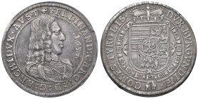 ESTERE - AUSTRIA - Ferdinando III (1637-1657) - Tallero 1654 Kr. 933.3 (AG g. 28,12)

Status: BB+

Notes: