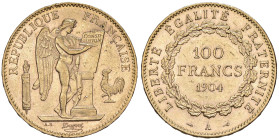 ESTERE - FRANCIA - Terza Repubblica (1870-1940) - 100 Franchi 1904 A Kr. 832 (AU g. 32,24) Colpetti

Status: BB+

Notes: Colpetti