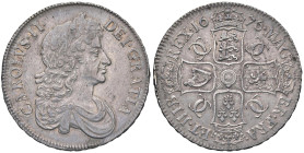 ESTERE - GRAN BRETAGNA - Carlo II (1660-1685) - Corona 1676 Spink 3358 (AG g. 29,47) Buona conservazione per il tipo di moneta

Status: SPL

Notes...