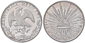 ESTERE - MESSICO - Repubblica (1823) - 8 Reales 1886 Go RR Kr. 377.8 AG

Status: bello SPL

Notes: