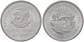 ESTERE - MESSICO - Repubblica (1823) - 5 Pesos 1950 Kr. 466 AG Apertura della ferrovia del sud-est

Status: FDC

Notes: Apertura della ferrovia de...