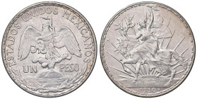 ESTERE - MESSICO - Repubblica (1823) - Peso 1910 Kr. 453 AG "Caballito"

Status: qFDC

Notes: "Caballito" -