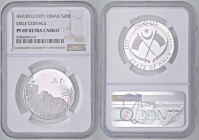 ESTERE - OMAN - Qabus bin Sa'id (1970-2020) - 20 Ryals 1971 - Qabus bin Sa'id; Exile Coinage Kr. X3 AG Sigillata NGC PS69 ULTRA CCAMEO

Status: FS
...