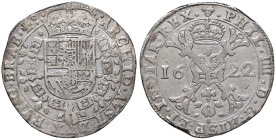 ESTERE - SPAGNA - FIANDRE - Filippo IV (1621-1665) - Patagon 1622 Kr. 34 (AG g. 27,85)

Status: BB

Notes: