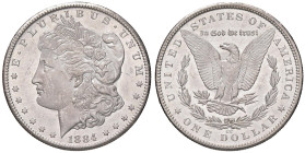 ESTERE - U.S.A. - Dollaro 1884 CC - Morgan Kr. 110 R AG Consueti segnetti di contatto

Status: qFDC/FDC

Notes: Consueti segnetti di contatto