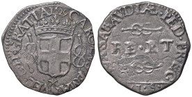 SAVOIA - Carlo Emanuele I (1580-1630) - 6 Soldi 1629 Chambery MIR 643b R (MI g. 5,73)Queste monete sono state ribattute sui 2 fiorini e a causa di que...