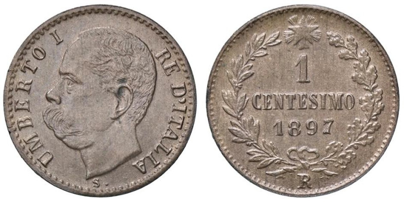 SAVOIA - Umberto I (1878-1900) - Centesimo 1897 Pag. 627; Mont. 77 R CU

Statu...
