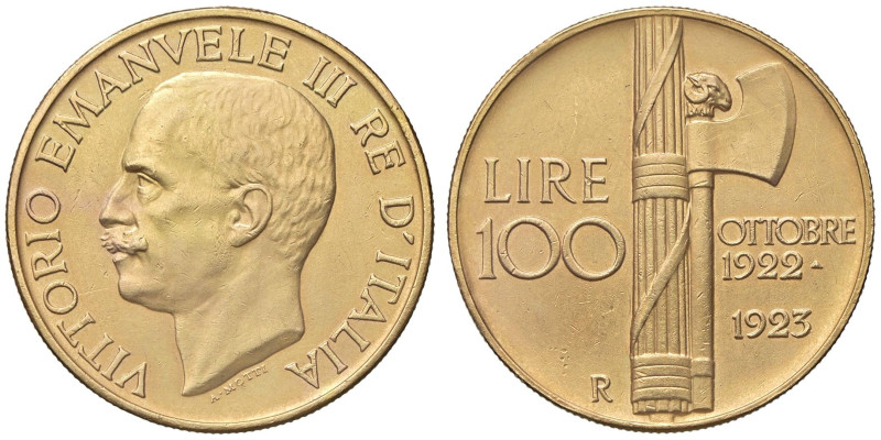SAVOIA - Vittorio Emanuele III (1900-1943) - 100 Lire 1923 Fascio Pag. 644; Mont...