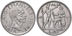 SAVOIA - Vittorio Emanuele III (1900-1943) - 20 Lire 1928 A VI Littore Pag. 673; Mont. 67 R AG

Status: SPL

Notes: