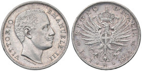 SAVOIA - Vittorio Emanuele III (1900-1943) - Lira 1905 Aquila Pag. 765; Mont. 190 RR AG Ex asta Varesi 77, lotto 274

Status: qFDC

Notes: Ex asta...