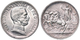 SAVOIA - Vittorio Emanuele III (1900-1943) - Lira 1916 Quadriga briosa Pag. 774; Mont. 201 R AG

Status: FDC

Notes: