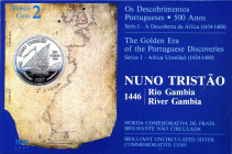 ESTERE - PORTOGALLO - Repubblica (1910) - 100 Escudos 1987 - Fiume Gambia Kr. 640a AG In cartoncino

Status: FDC

Notes: In cartoncino -